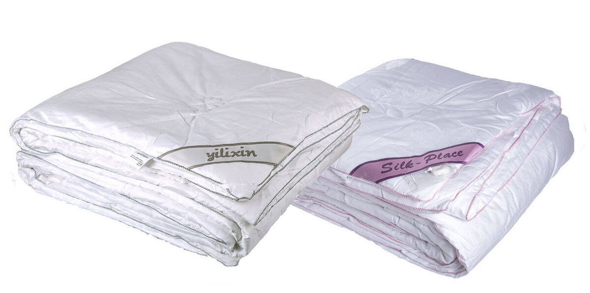 Шелковые подушки и одеяла Yilixin и Silk-Place. Источник фотоконтента: Posteleon.ru