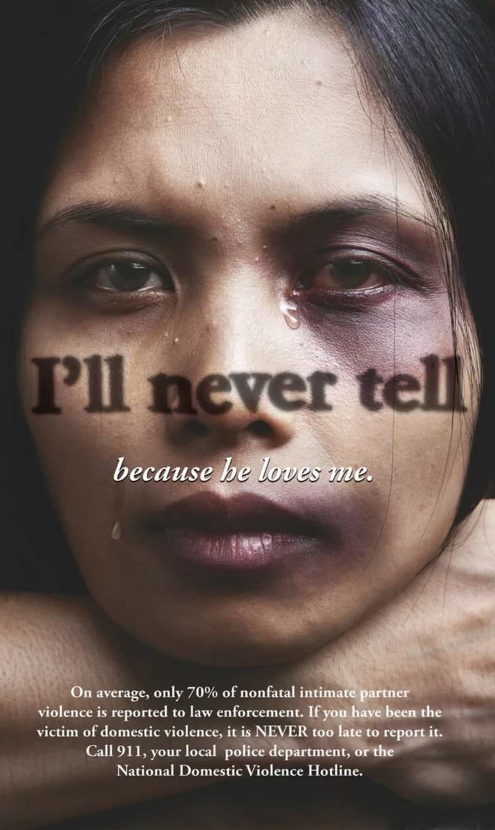 «Я никогда не скажу, потому что он любит меня» 
