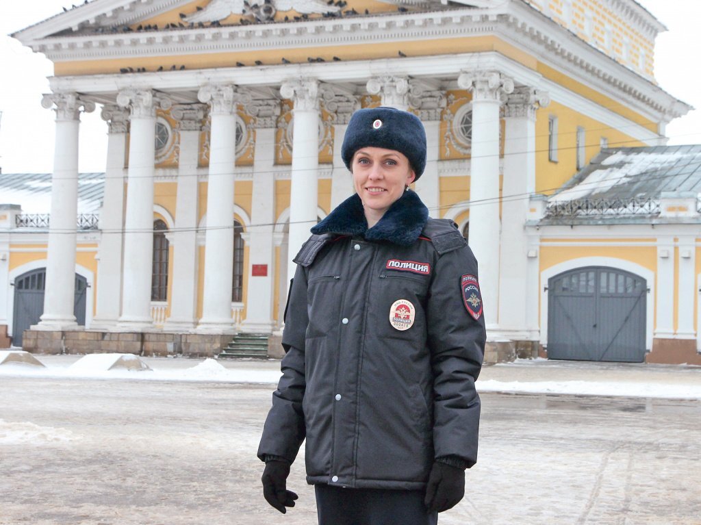 Инспектор ОДН ОП № 1 УМВД России по городу Костроме лейтенант полиции Марина Бруль / Фото: Елизавета Чагина