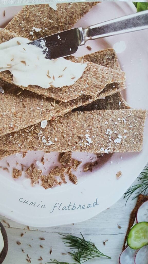 на фото оригинал из ресторана Алхимия на Бали и мои хлебцы