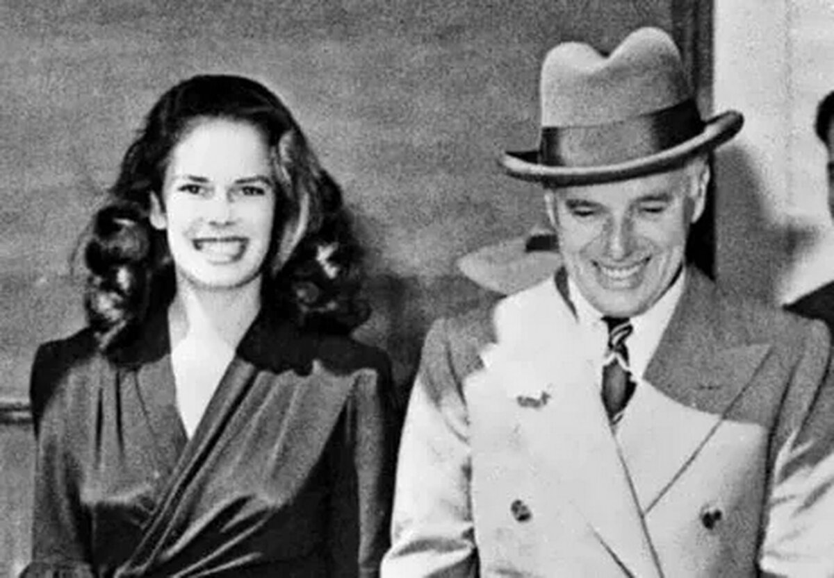 Уна О’Нил и Чарли Чаплин.