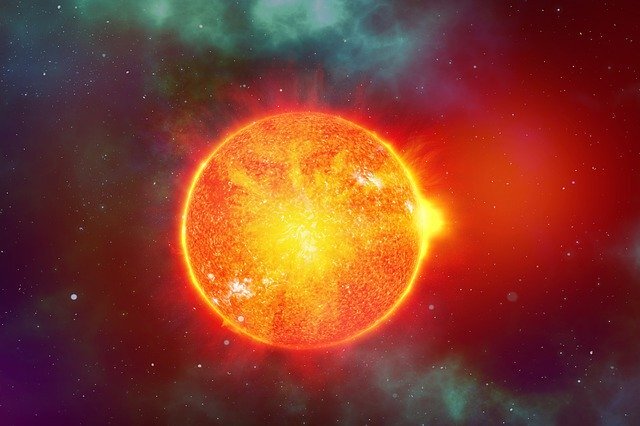 Звезда спектрального класса G2,Солнце (Изображение Gerd Altmann с сайта Pixabay)