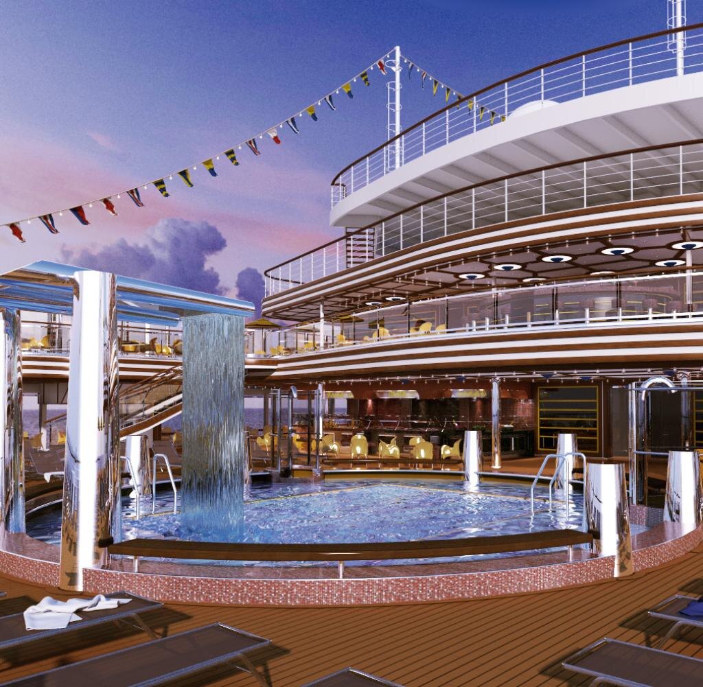 Палуба лайнера Costa Diadema 5*