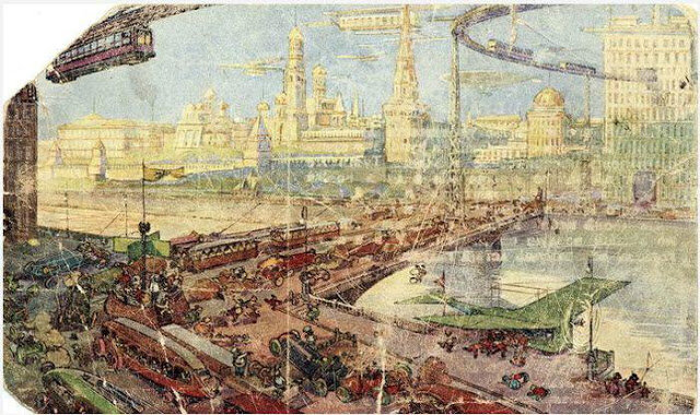 Благодаря этим рисункам, у нас есть возможность представить Москву такой, какой она могла быть и какой она точно не будет.