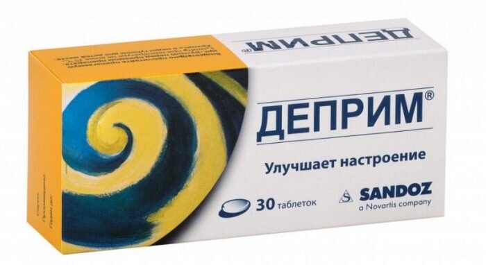 Деприм — таблетки на основе зверобоя