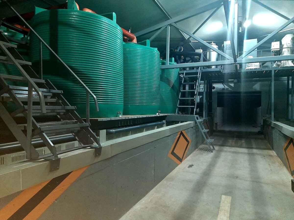 Цех УЗВ на Рефтинском рыбхозе