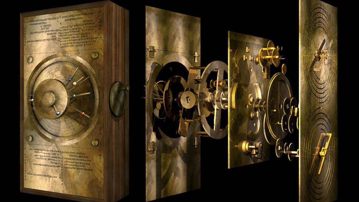 Предполагаемый вид Антикитерского механизма 