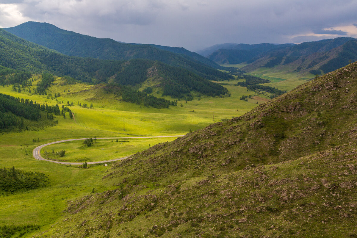 Вид с перевала Чике-Таман