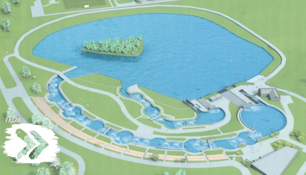 План спортивного канала для гребного слалома в Богородском.