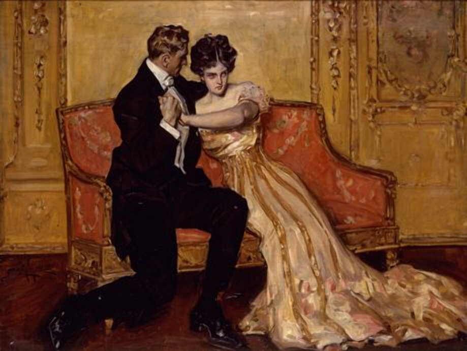 "Сватовство", худ. А. Венцелл