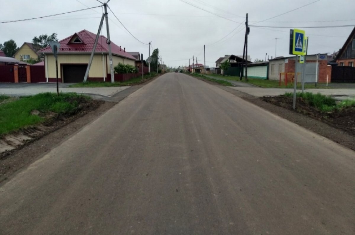    В тюменском селе Червишево благодаря нацпроекту отремонтировали улицы