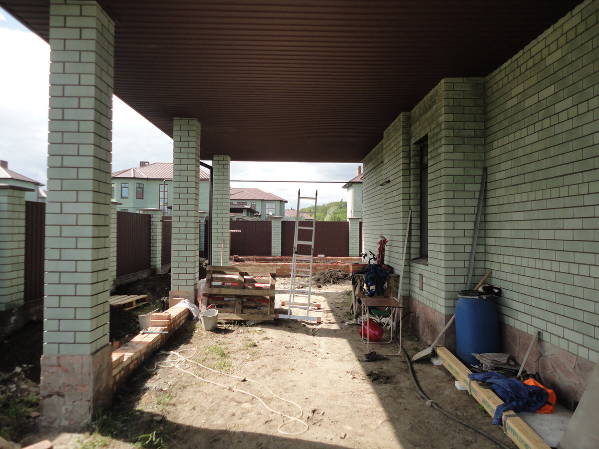 Гараж на самых истоках строительства