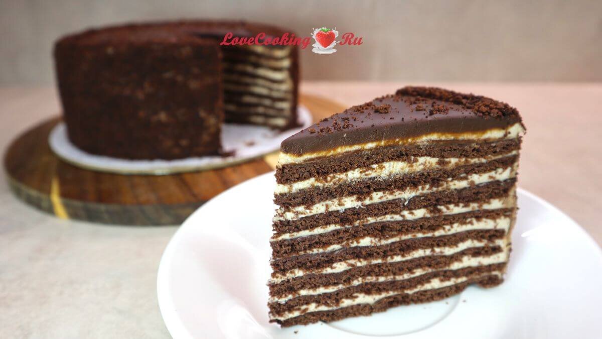 Шоколадный торт: 20 пошаговых рецептов в домашних условиях