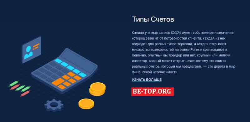 Возможность снять деньги с "ICG 24" не подтверждена.