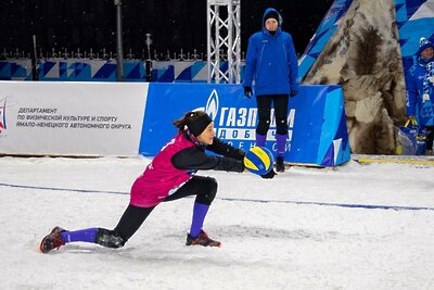    «Снежные волейболистки» Подмосковья ©Telegram-канал Министерства спорта Московской области