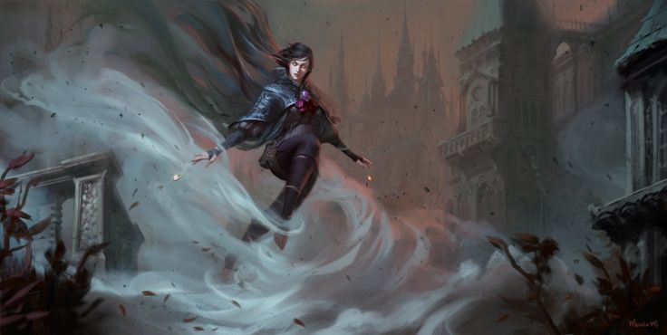 Алломантка Вин из цикла "Рожденный туманом" (арт Marcela Medeiros, www.pinterest.com).