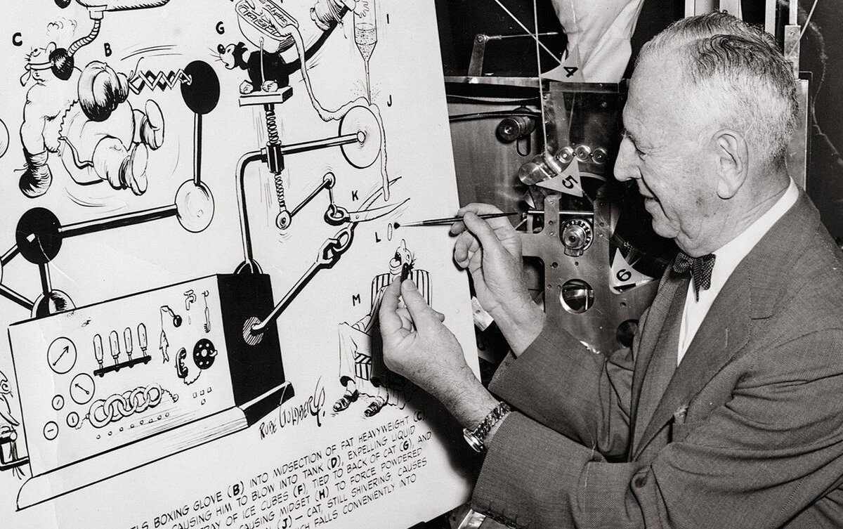 Руб Голдберг в 1915 году 