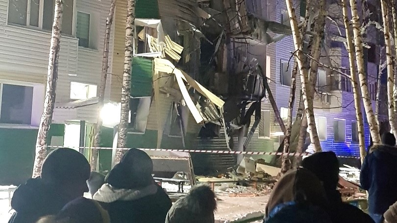    В жилой многоэтажке Нижневартовска произошел хлопок газа