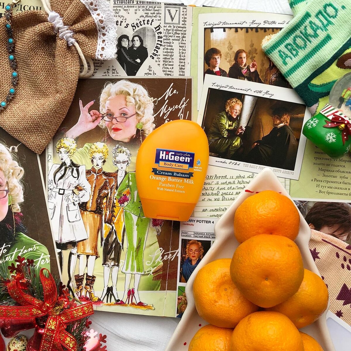 HiGeen крем-бальзам для рук и тела "Молочный протеин & апельсин"