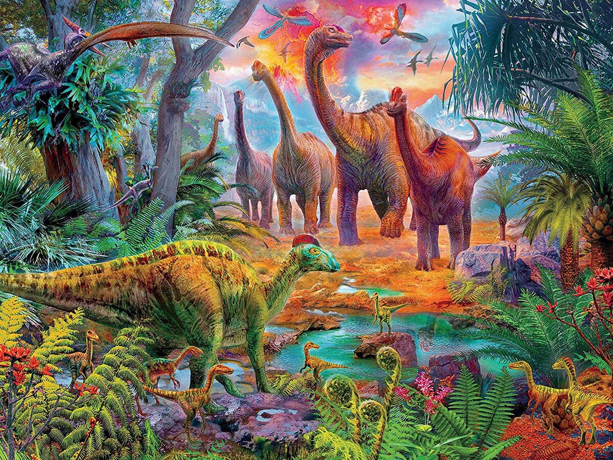 Джунгли с динозаврами