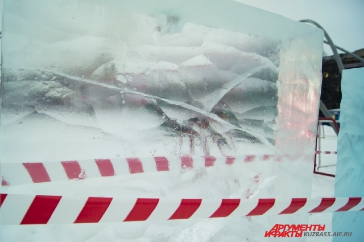    В Томске ищут группу вандалов, повредивших ледовый городок