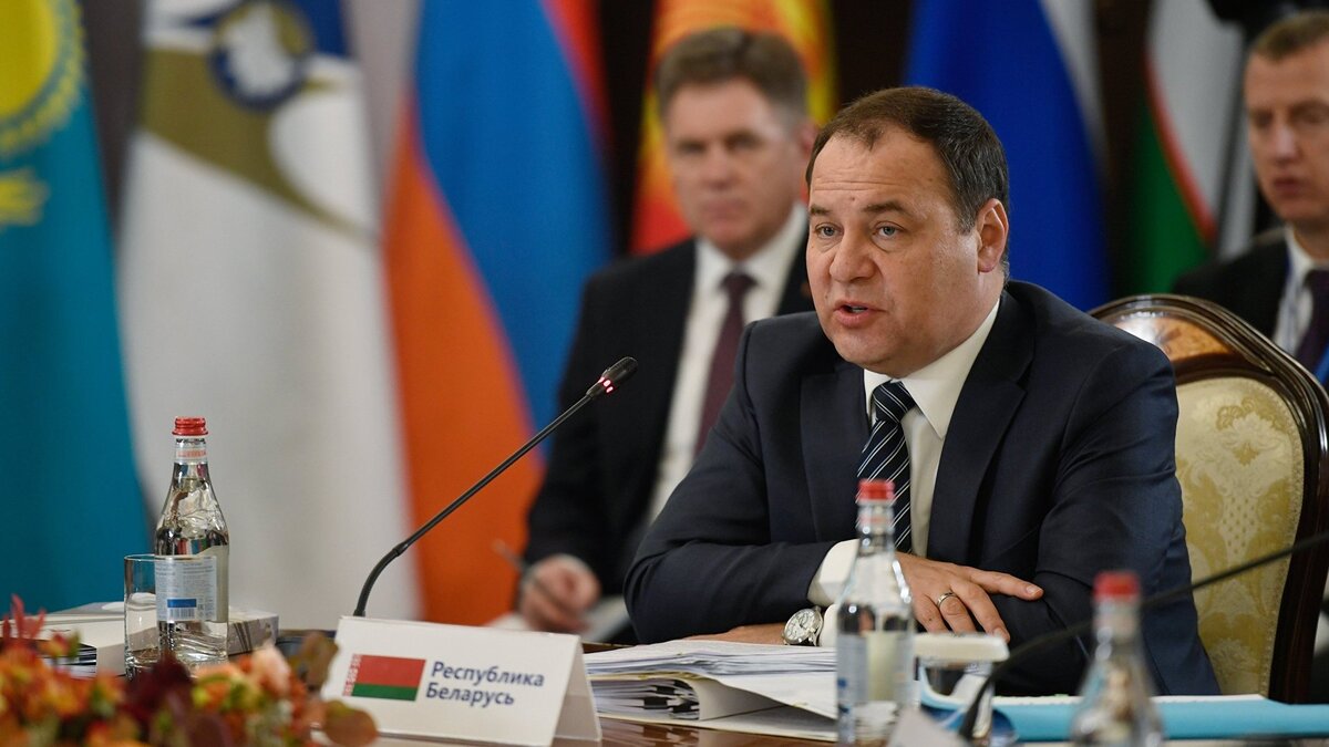    Премьер-министр Белоруссии Роман Головченко© Sputnik