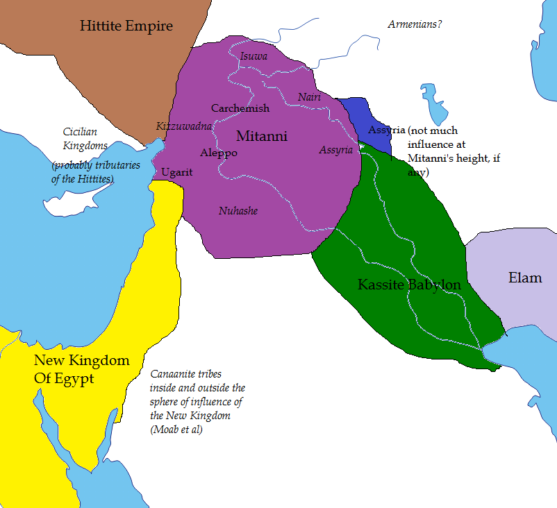 Ближний Восток эпохи Тутмоса Третьего.
