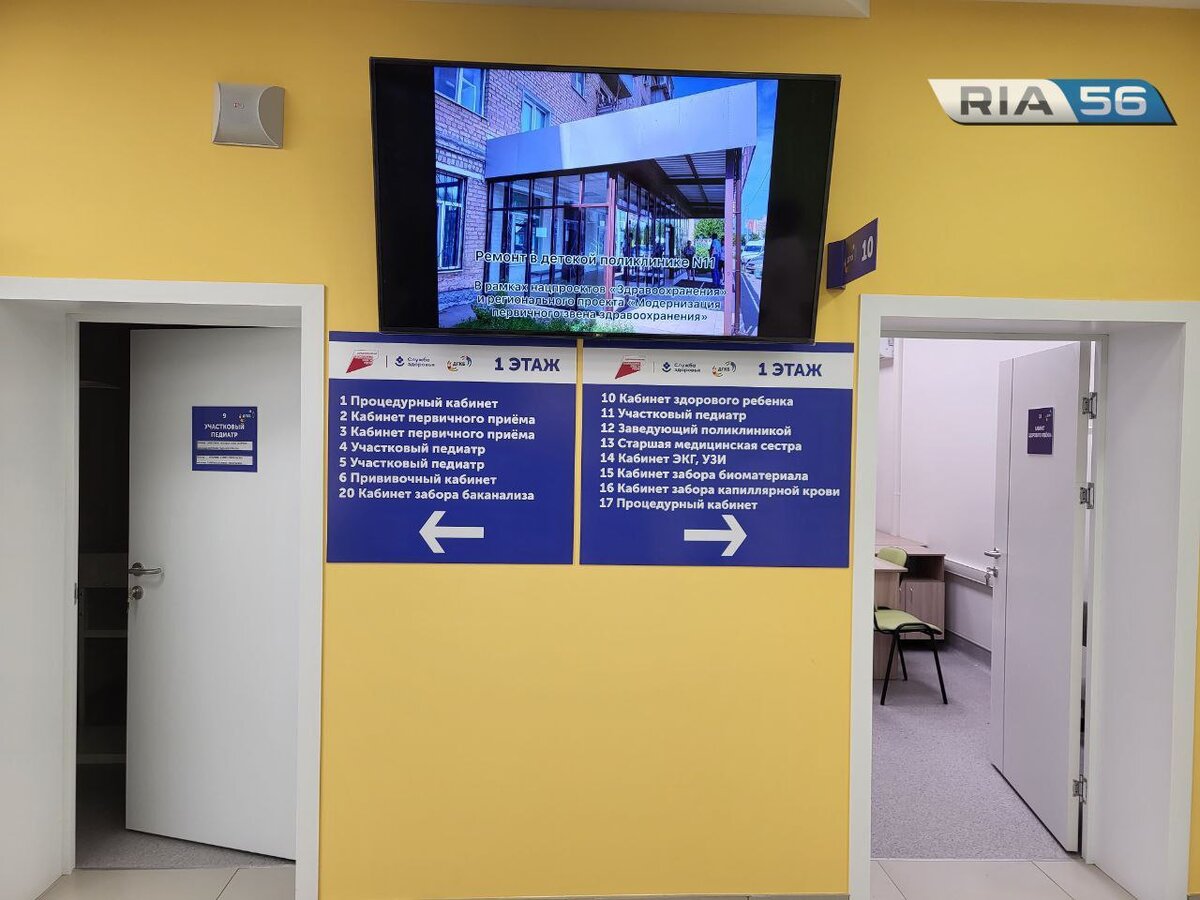  📷    В Оренбурге на улице Самолетной открылась после капремонта детская поликлиника Андрей Севостьянов