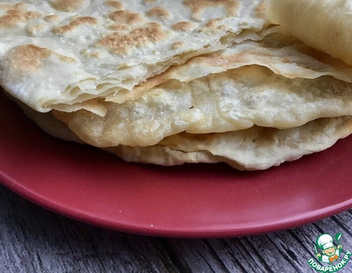 Лепёшки без дрожжей на сковороде