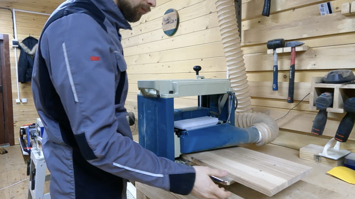 Процесс подготовки щита 