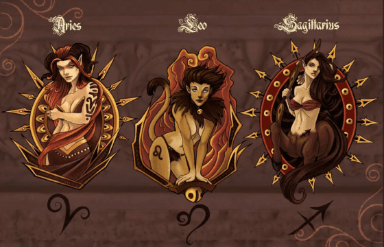    Огненные знаки Зодиака – Овен, Лев, Стрелец