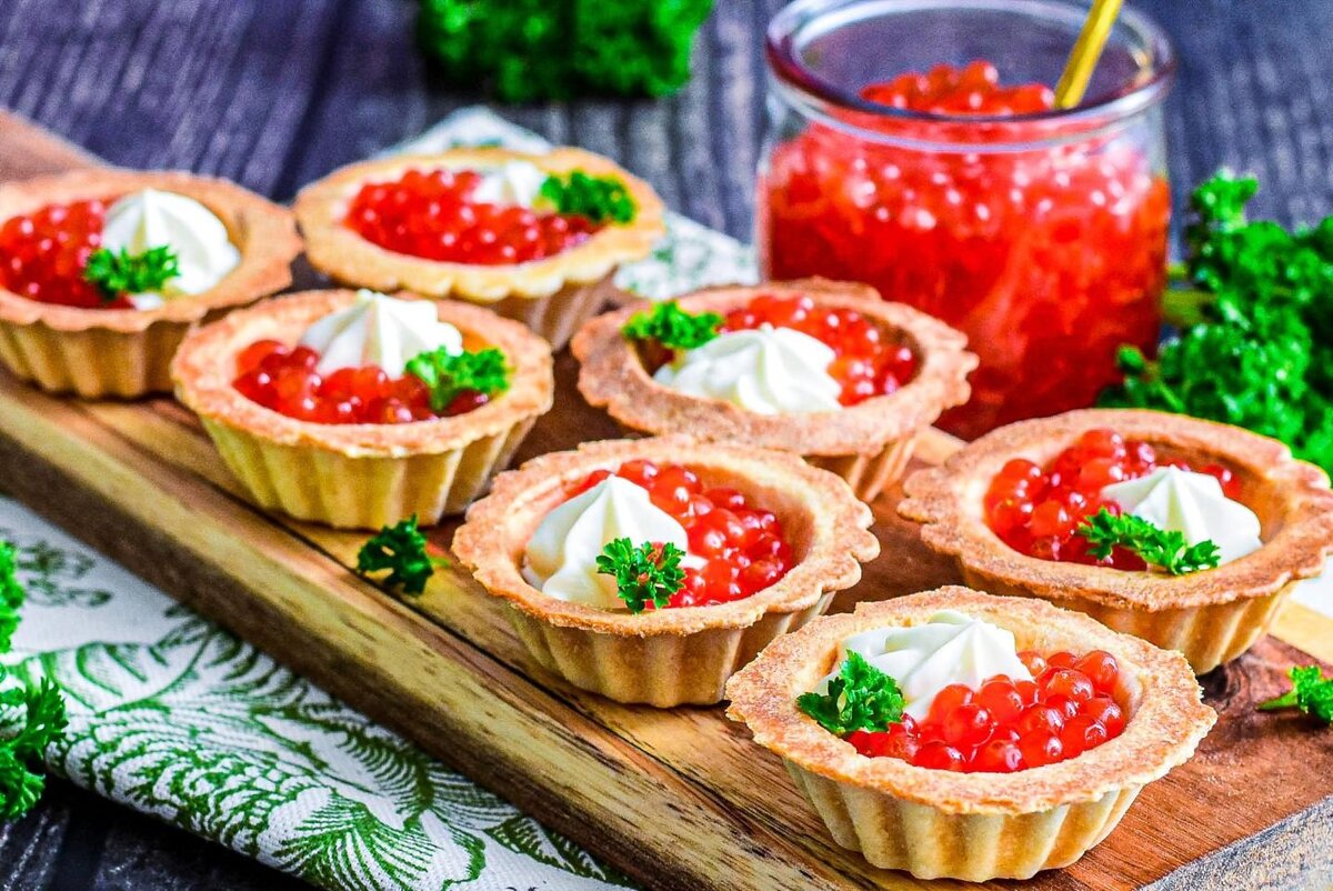 Корзиночки с икрой