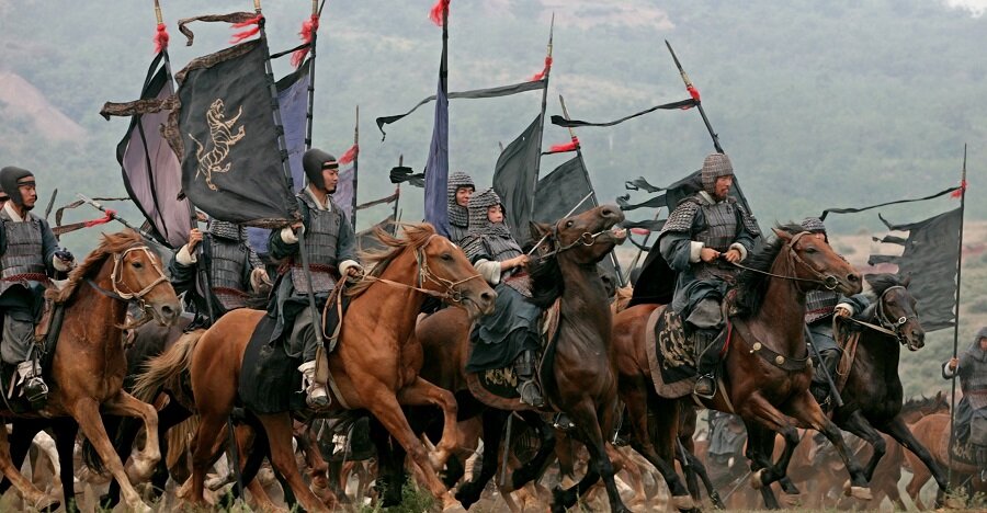 Китайская конница появилась в эпоху "Сражающихся царств"