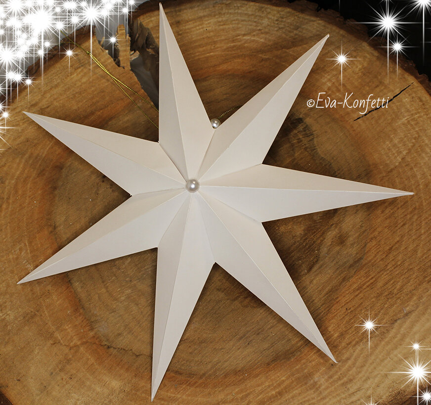 объемная звезда бумаги схемы шаблоны | Рождественские звезды, Звезды фонари, Звезда
