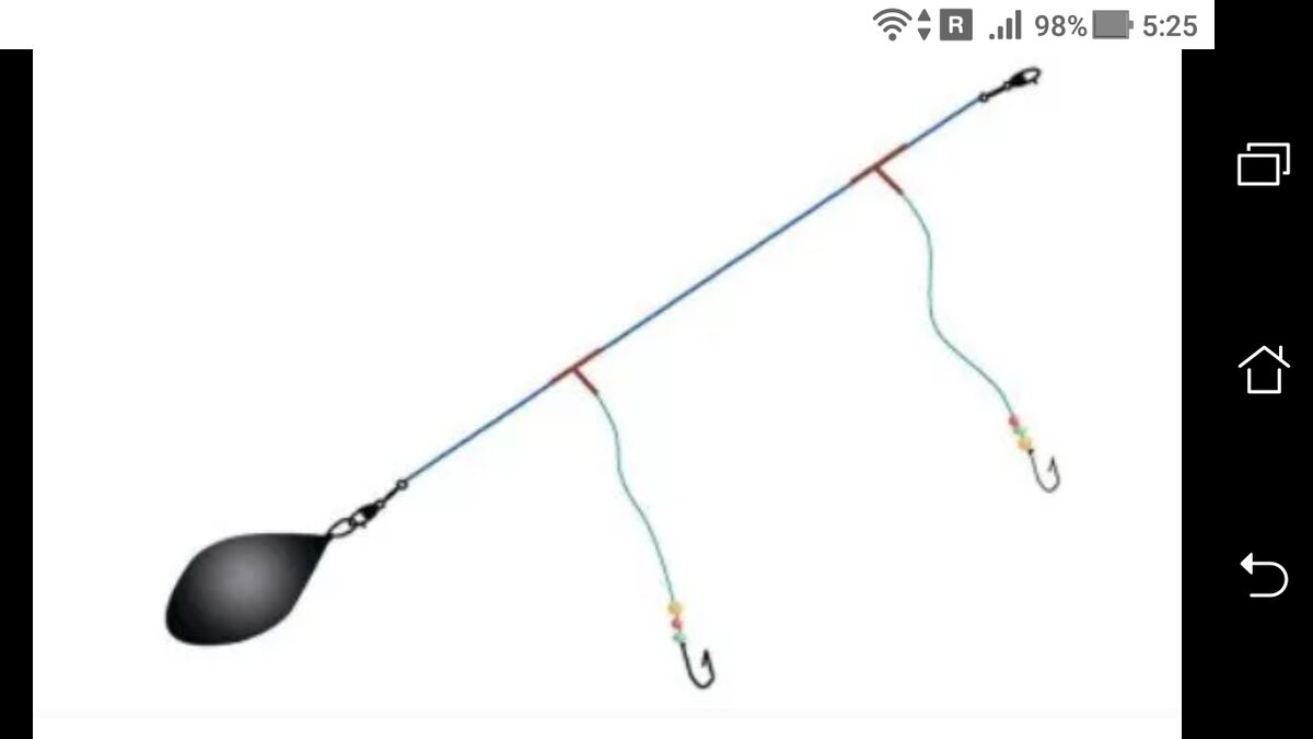 фото как правильно собрать донку из груза и крючков 