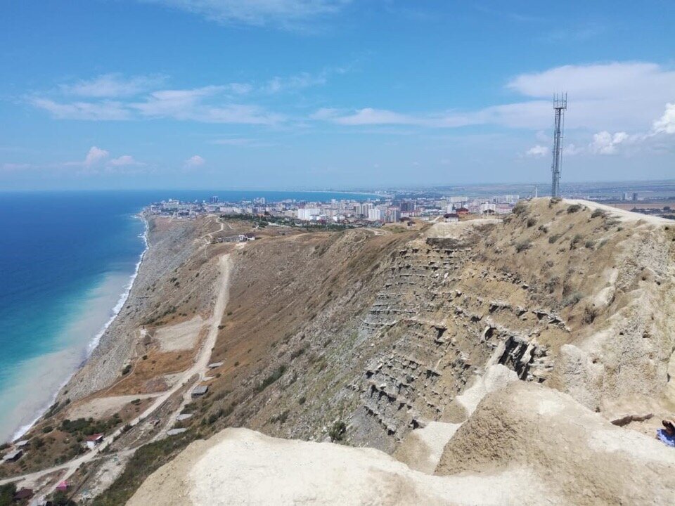 Анапа пляж в районе маяка