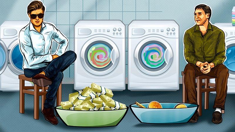 Отмывание денег через криптовалюты