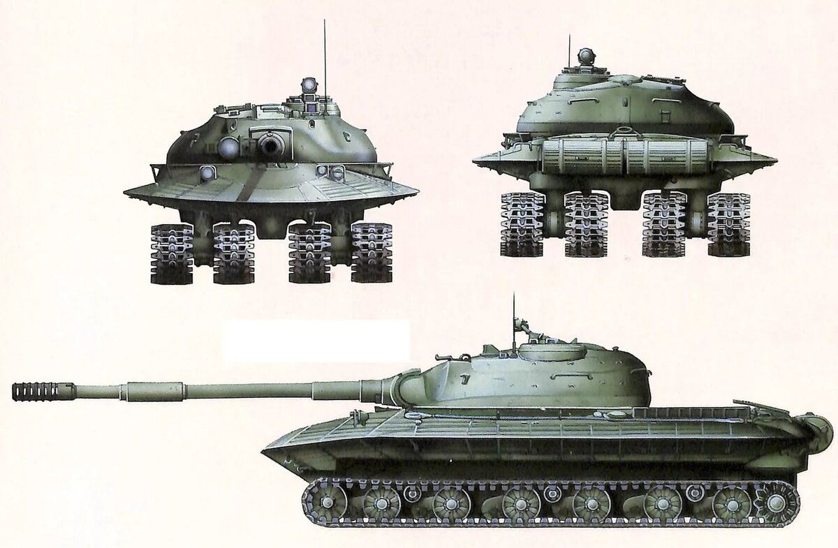 Уникальный Советский танк на 4 гусеницах, который мало кто видел Объект 279  | Техника времен СССР | Дзен