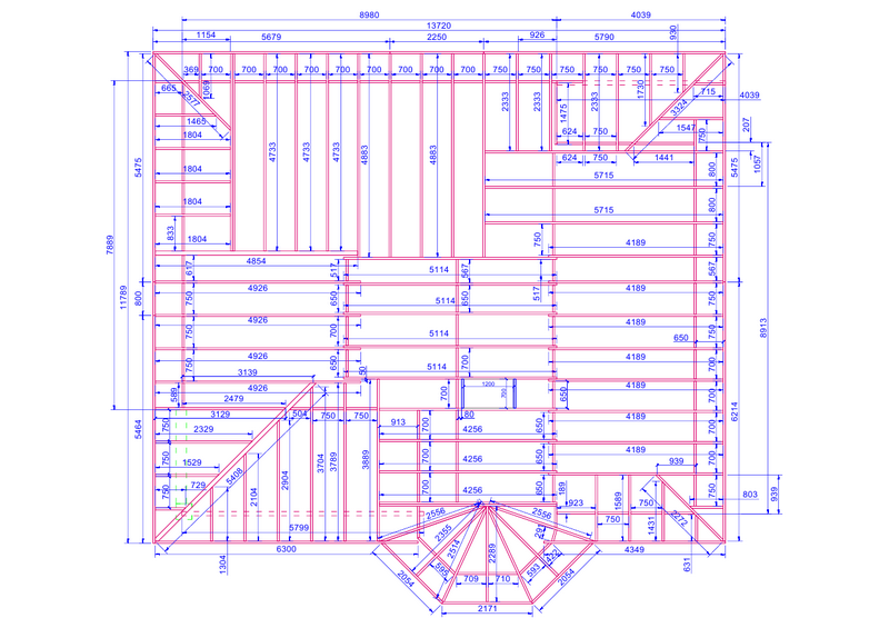Чертёж перекрытия дома. Взял у Жени Филоненко, он строит соломенные дома