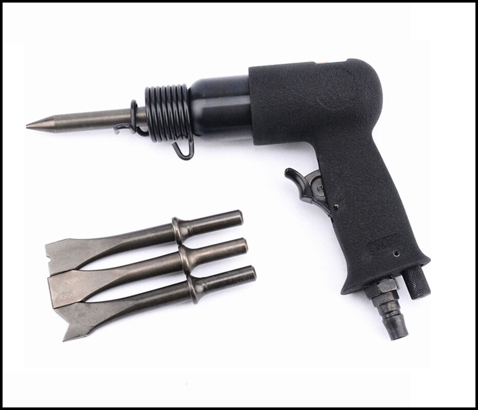 Пневматический молоток с насадками