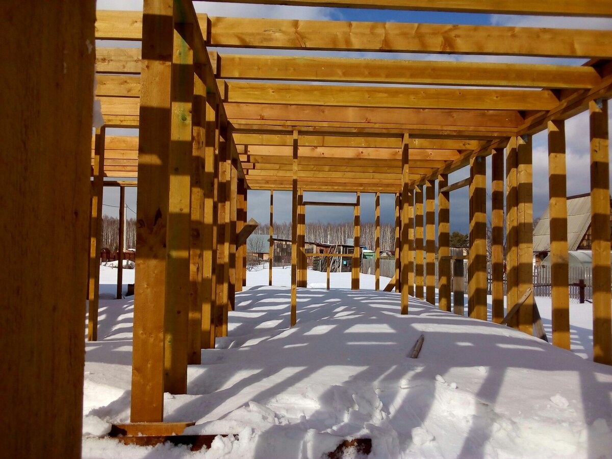 Каркас занесло, конечно