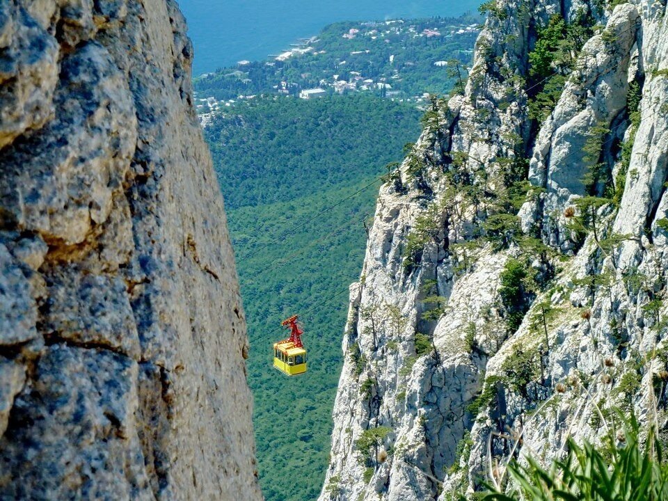 Гора ай Петри в Крыму канатка