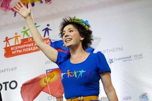 Чулпан Хаматова на Открытии IX Игр победителей