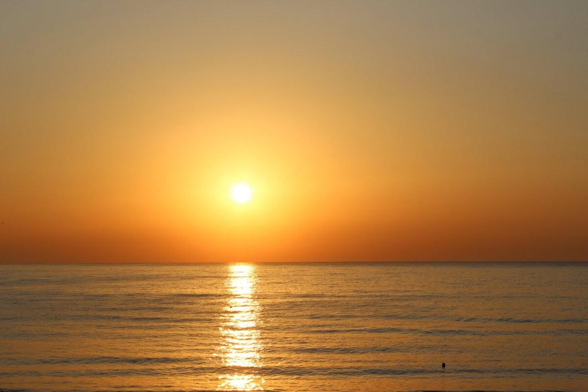 Рассвет на море, Варна, июль