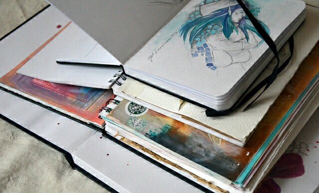 Разные размеры скетчбуков