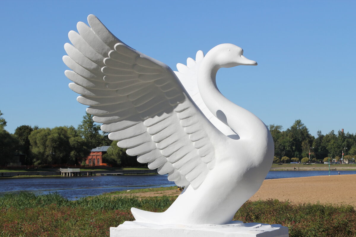 Колпь на берегу Ижоры в городе Колпино под Санкт-Петербургом