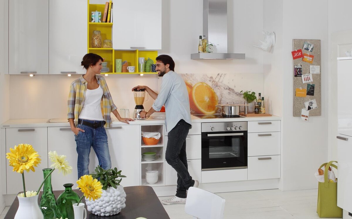  сочетание цветов на кухне