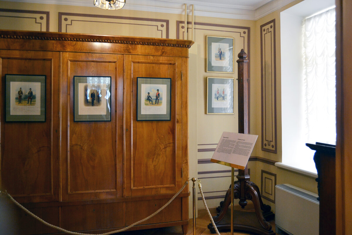 Гардеробная. Большой Меншиковский дворец, Ораниенбаум