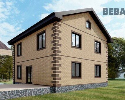 Вид на задний и правый фасады дома. Источник изображения: vevanta.com.