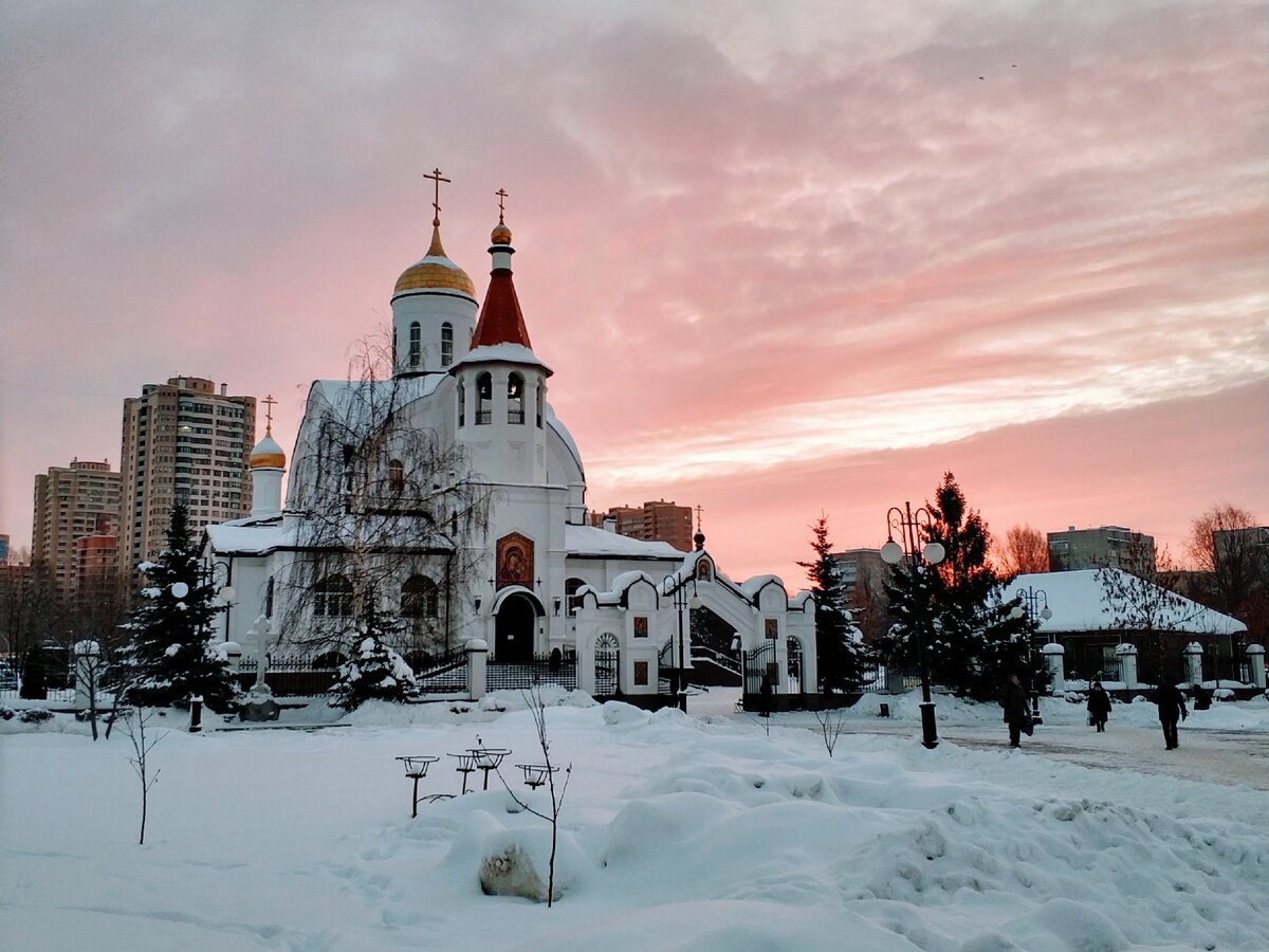 Рассвет в городе Реутов